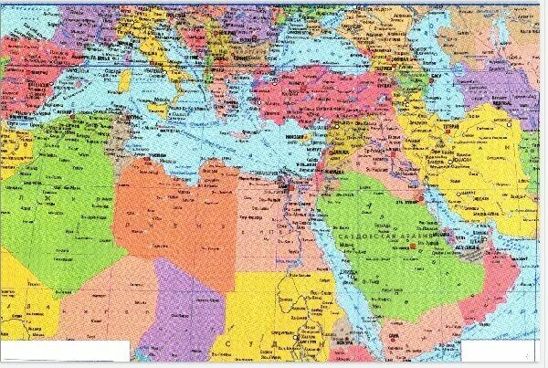 Подробная карта востока. Политическая карта ближнего Востока. Государства ближнего Востока на карте. Географическая карта ближнего Востока.
