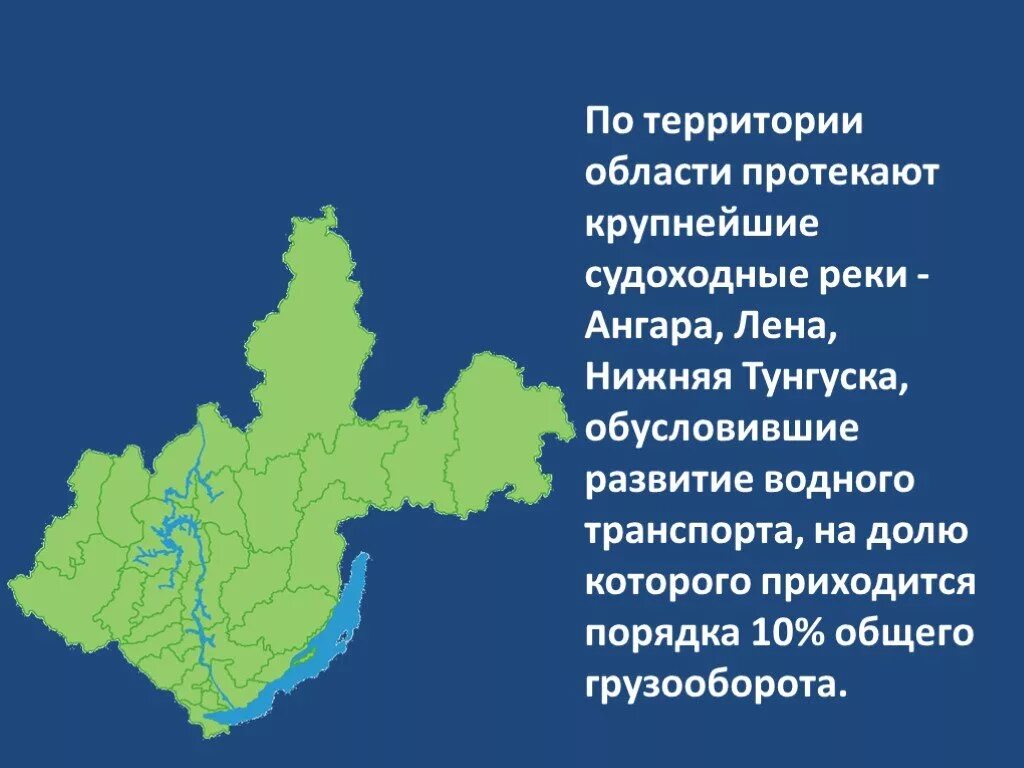 Реки протекающие по территории иркутской области