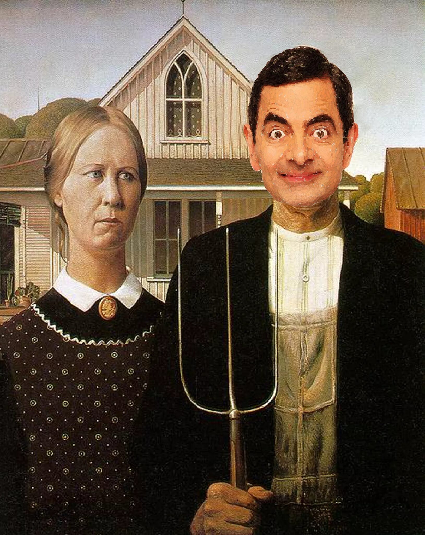 американская готика картина грант вуд. картина гранта вуда американская готика. грант вуд готика. американская готика картина грант вуд. гранд вуд американская готика картина.