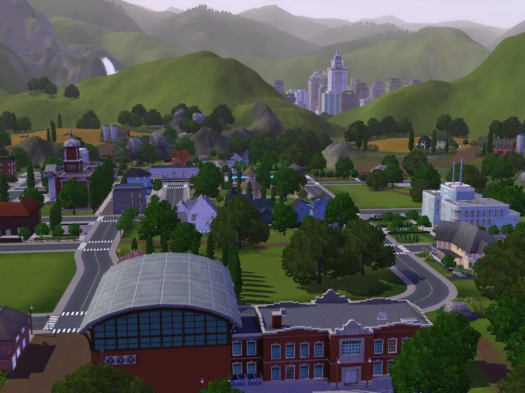 Городок "Angelopolis" для the SIMS 3:. SIMS 3 города. Городок "Neverglade" для the SIMS 3.