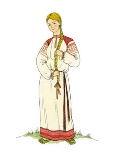 Традиционный костюм рисунок