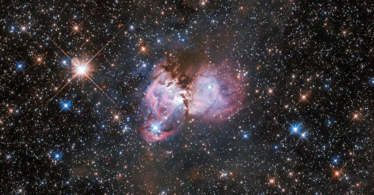 Спутник звезда космос. Магеллановы облака Хаббл. Оптический телескоп Хаббл Млечный путь.