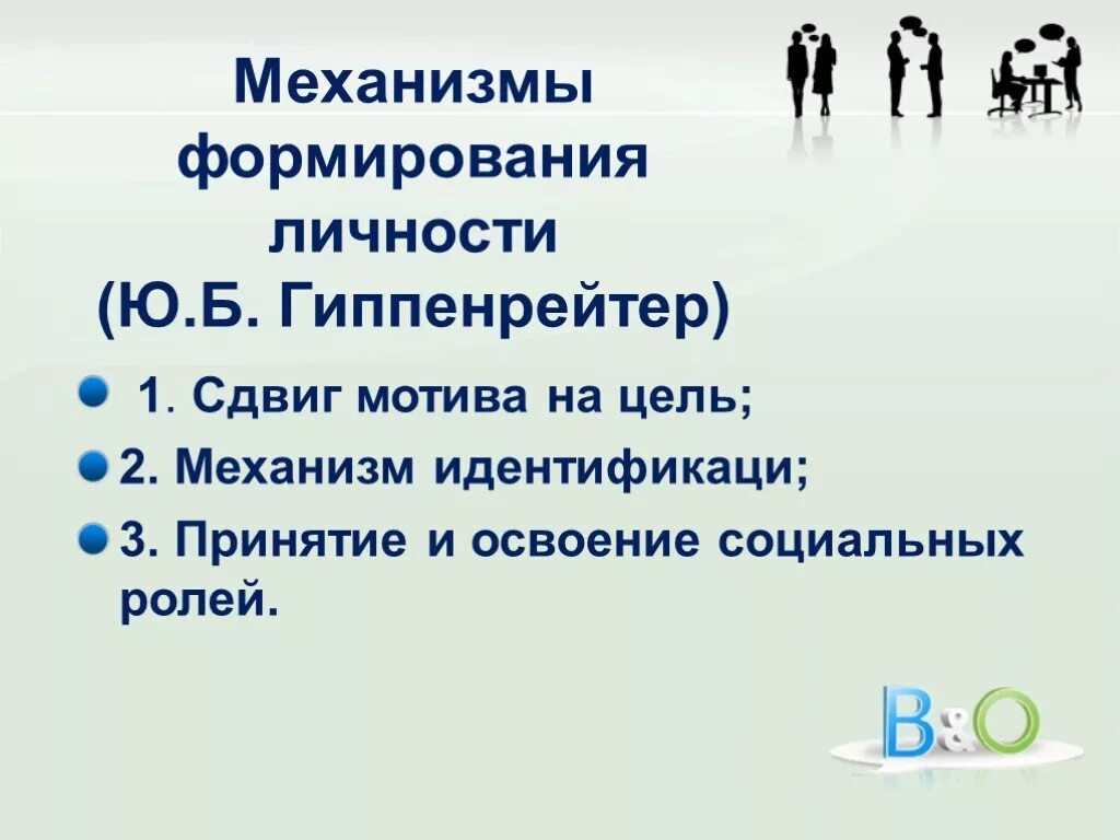 Психологическое становление личности. Механизмы формирования личности. Механизм сдвига мотива на цель. Психологические механизмы воспитания личности. Механизм освоения социальных ролей.