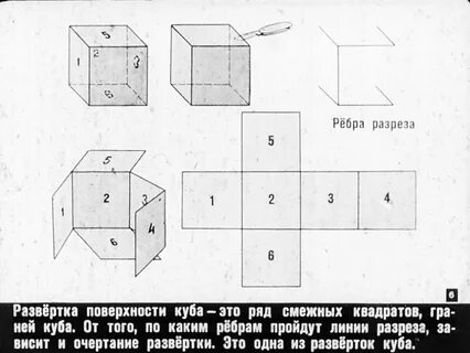 Разверткой куба является фигура