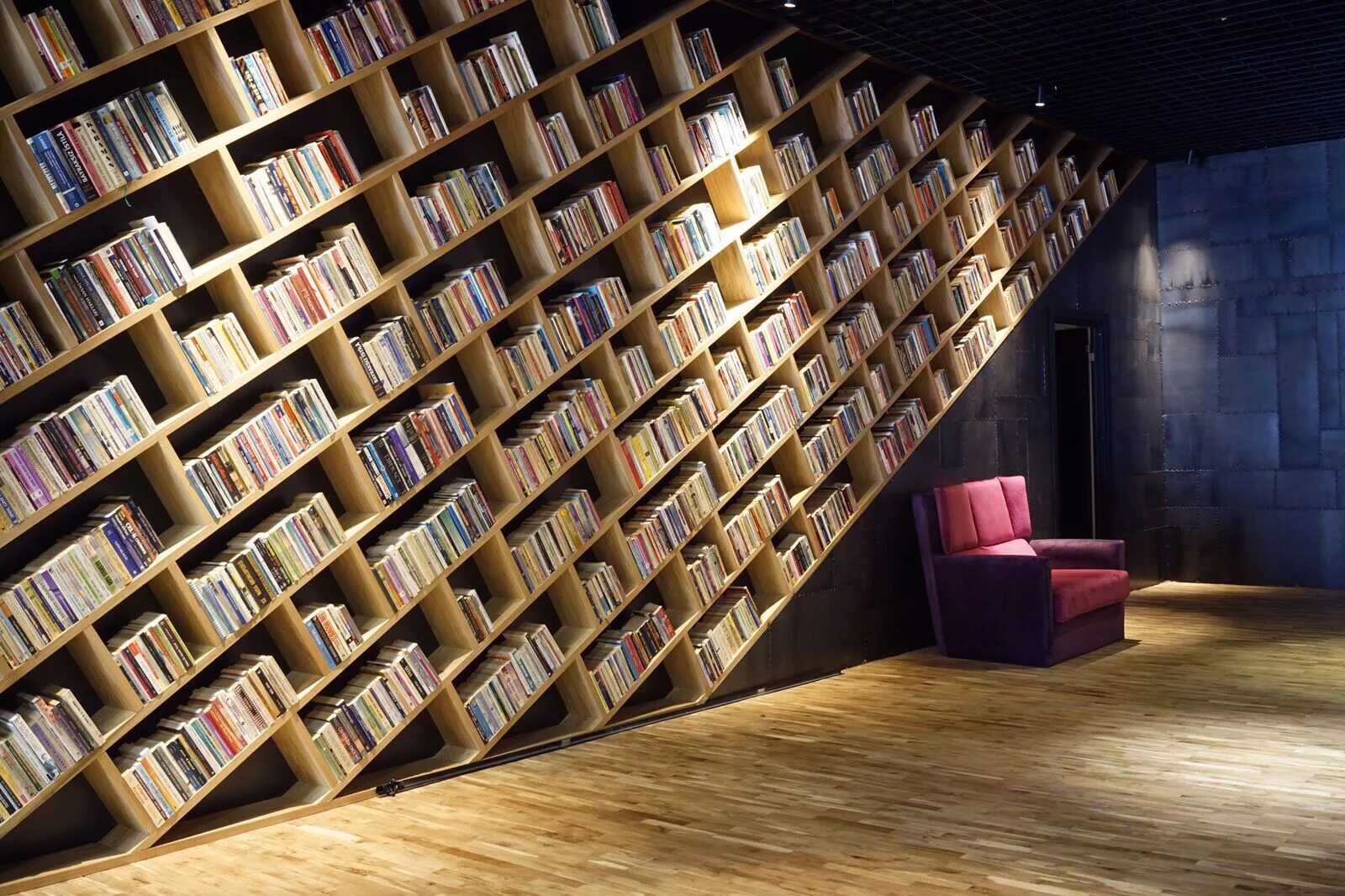 There is a book on the shelf