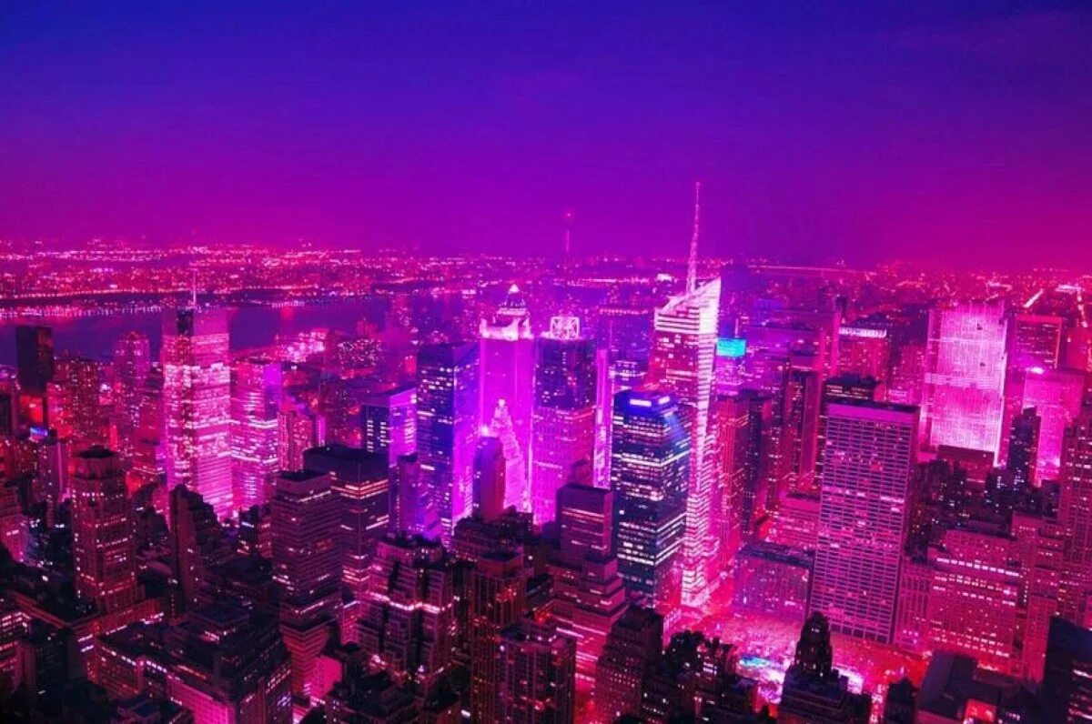 Большой город вконтакте. Нью Йорк aesthetic. Токио и Нью Йорк. Фиолетовый город. Ночной Нью Йорк.