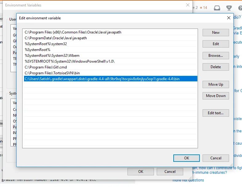 Gradle variable