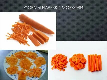 Формы нарезки