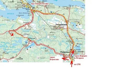 Лосево санкт петербург электричка