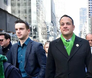 Irish PM Leo Varadkar marches with partner in New York St Patrick’s Day Par...