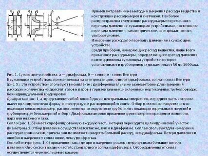 Методы расхода количества газа