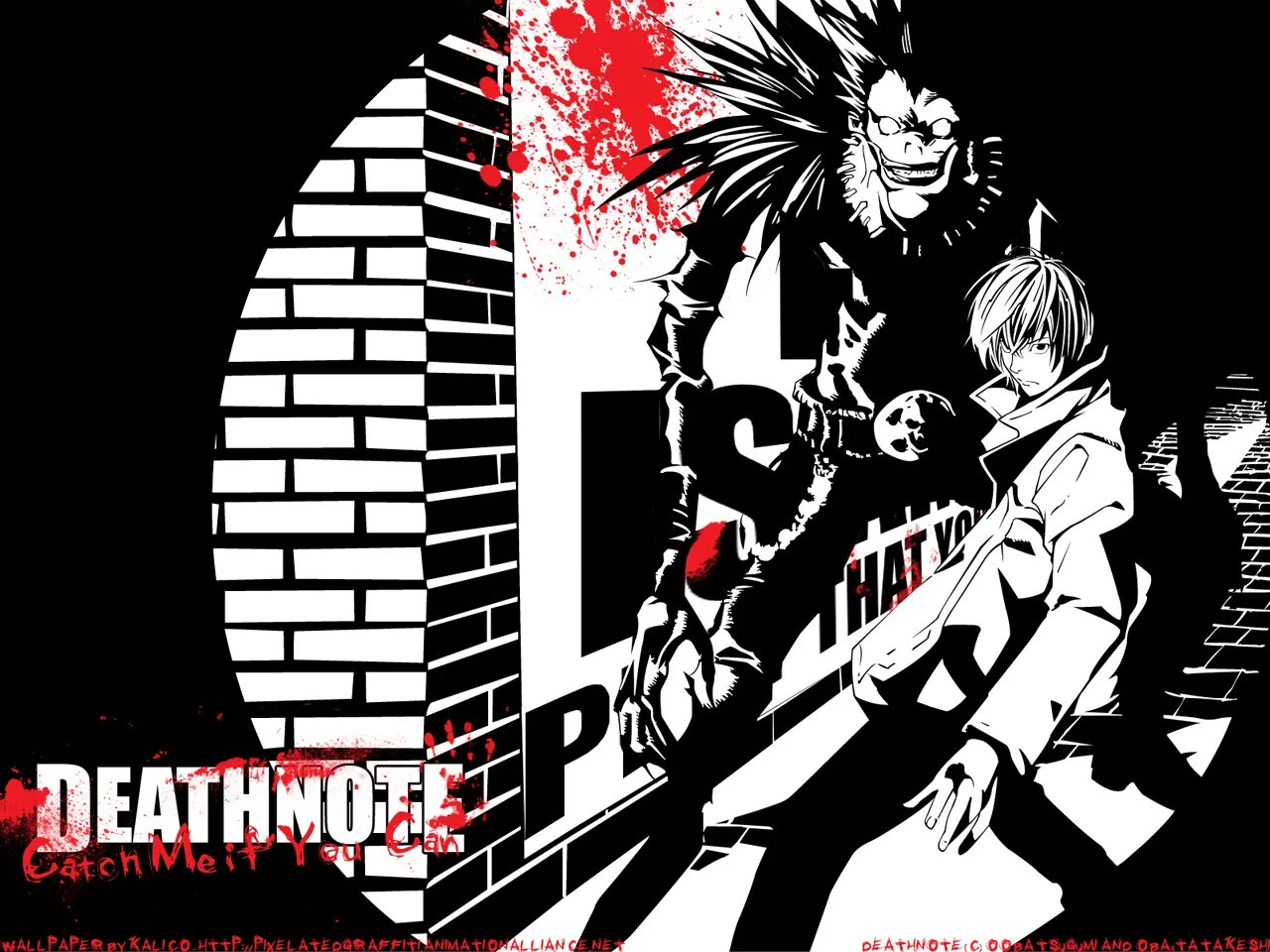 Death Note обои. Ryuk Death Note Wallpaper.