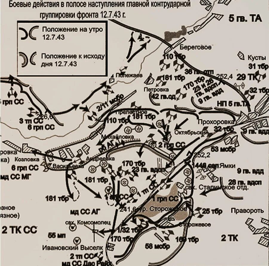 Курская битва Прохоровское танковое сражение 1943. Прохоровка танковое сражение карта 1943. Карта Прохоровского сражения 12 июля 1943 года. Танковое сражение под Курском в 1943.