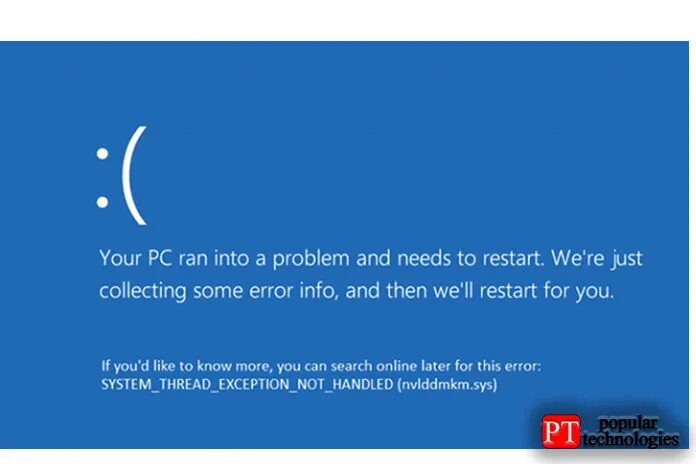 Ошибка System thread exception not Handled Windows 10. Ошибка KMODE exception not Handled Windows 10. System thread exception not Handled. System_thread_exception_not_Handled Windows 10 как исправить. System thread exception not handled что делать