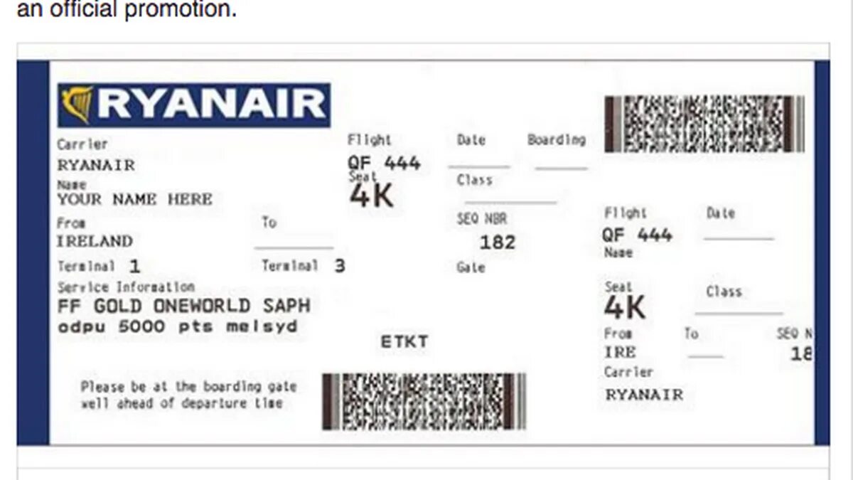 Переведи ticket. Ryanair билеты. Райнэйр авиабилеты. Билеты Ryanair пример. Фотографии билетов на самолет Ryanair.