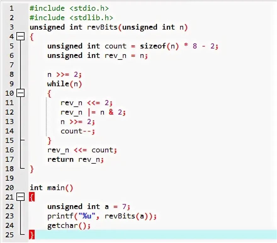 Программа с while и unsigned на c. #Include <stdlib.h>. 16 Битная переменная c. FLIPBIT В java метод. Int rev