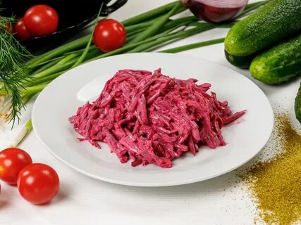 Острая свекла с чесноком