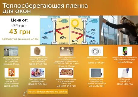 Теплосберегающая пленка для окон
