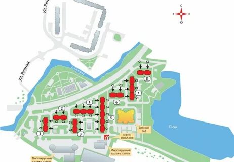 Микрорайон кучино балашиха на карте