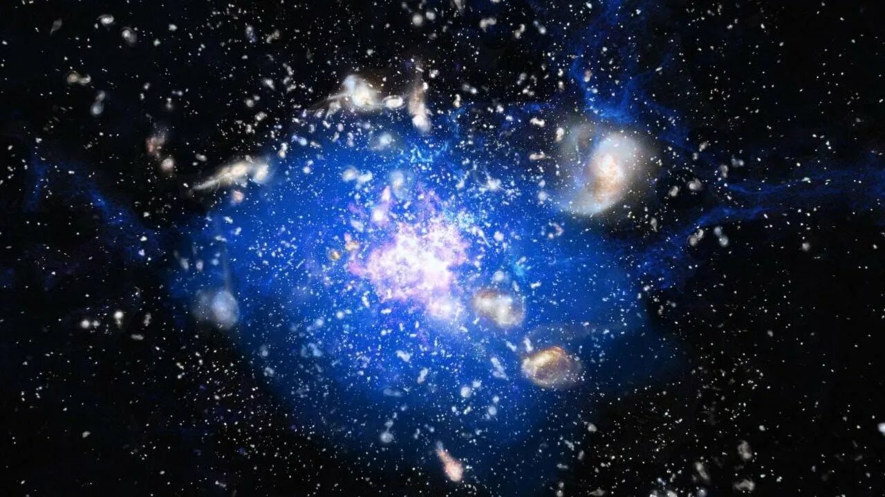 Мертвые галактики в космосе. Карта неба в рентгеновском диапазоне. Аттрактор шепли. Сверхскопление шепли. Сверхскопление шепли.