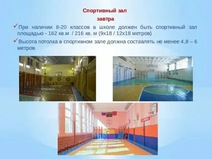 Площадь школьного спортивного