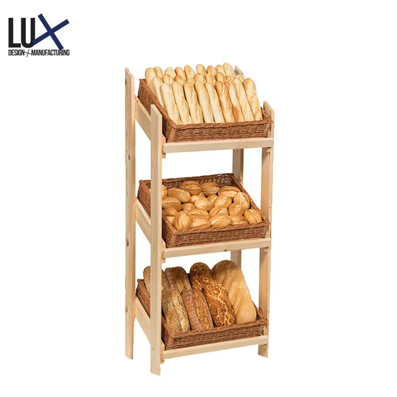 Стеллаж для хлеба. Этажерка для выпечки. Стеллаж для хлебобулочных изделий. Хлеб на прилавке. Хлебный стеллаж деревянный.