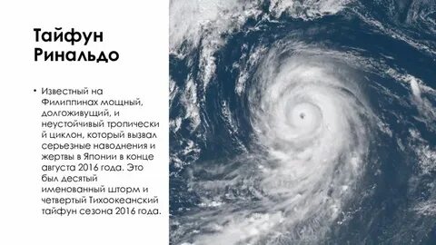 Почему тайфуны называют женскими именами