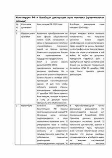 Правовой анализ конституции