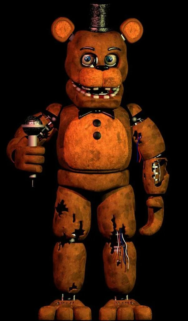 Фнаф фредди фазбер. Аниматроник фредди фнаф 1. Фнаф 1 фредди фазбер. Фредди фнаф 1 в полный рост. Аниматроники из fnaf 2.