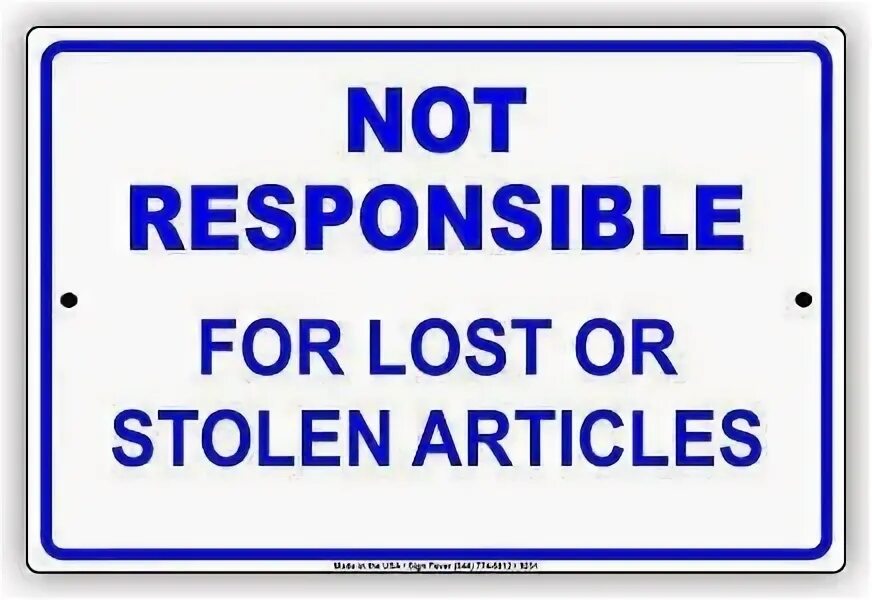 Is not responsible for. Is not responsible for