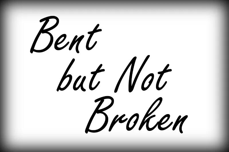 But not this. Not bat. not broken just bent тату. нот брокен. but not.