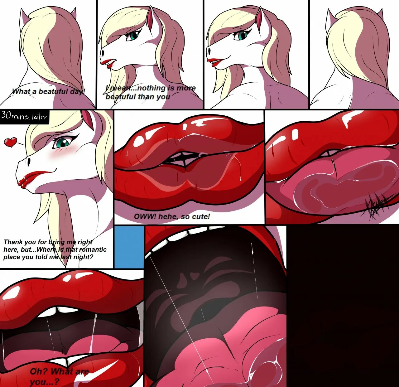 Dragon girl Vore комикс. Фурри Vore комиксы.