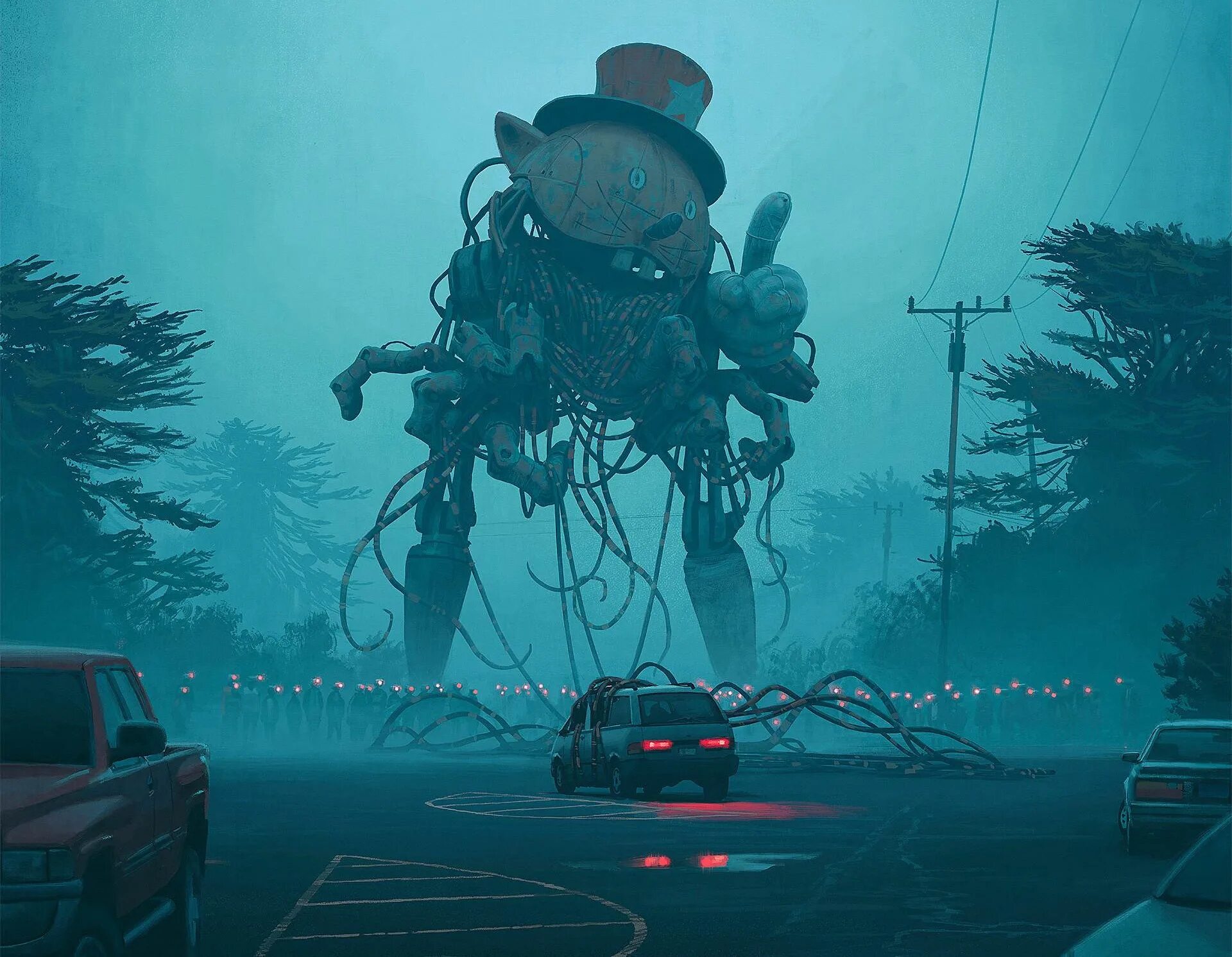 My dystopian robot 0.87