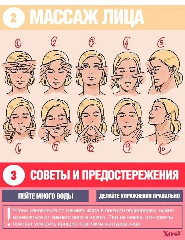 Как убрать подбородок быстро