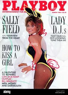 Vintage March 1986 "Playboy" magazine cover, USA Stock Photo - Al...