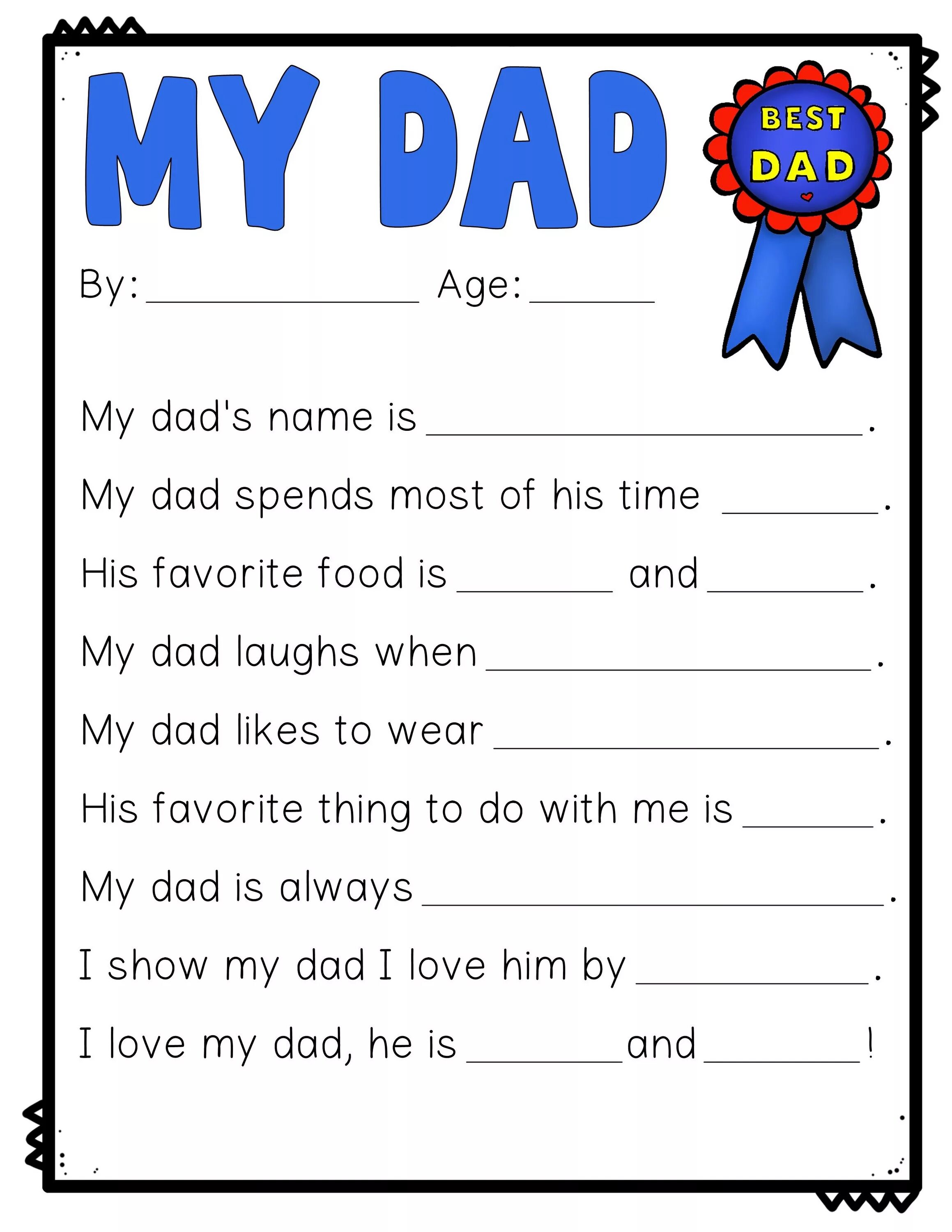 This had my dad. Father's Day игра. Father's Day Worksheets. My dad Worksheet. About my father.