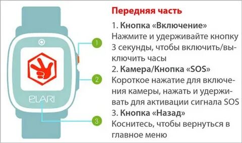 Настройка часов elari