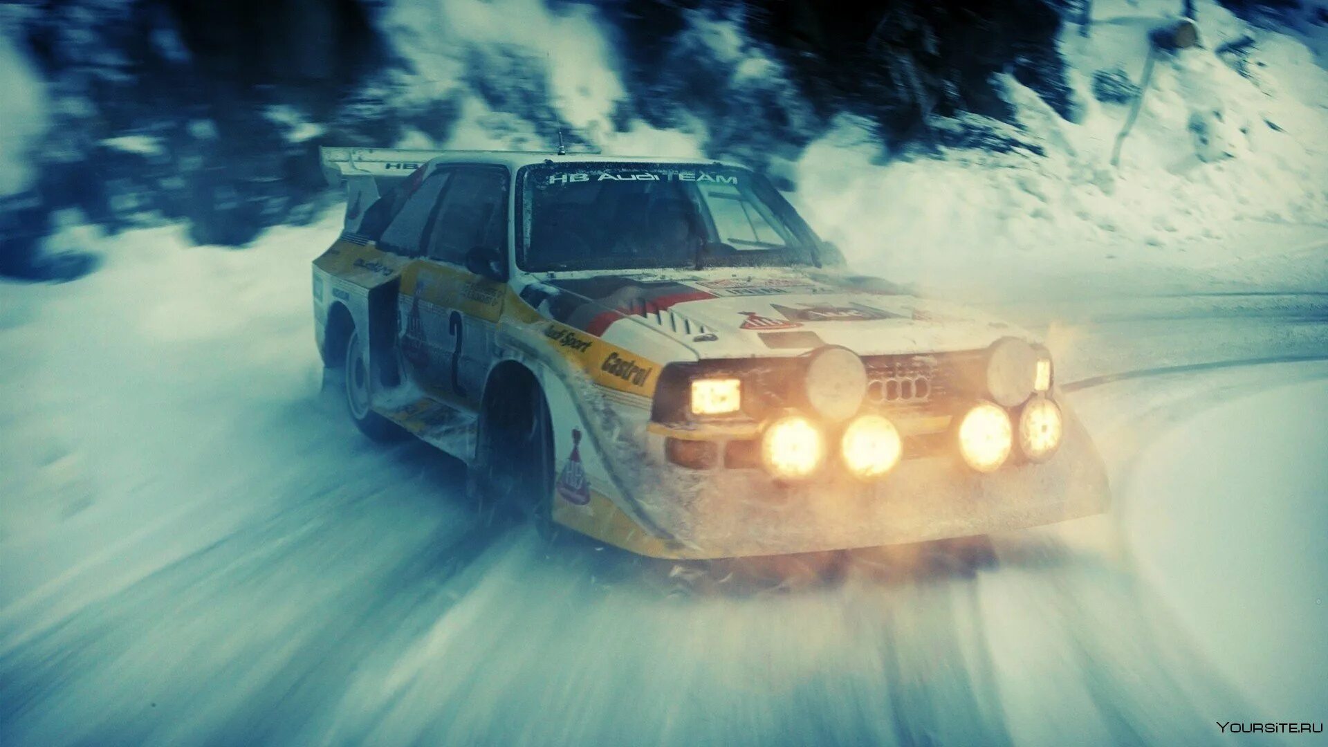 Drifting snow. Audi quattro s1 Rally. Audi quattro Sport s1. Audi Sport quattro s1 Rally. Audi Sport quattro s1 Group b.