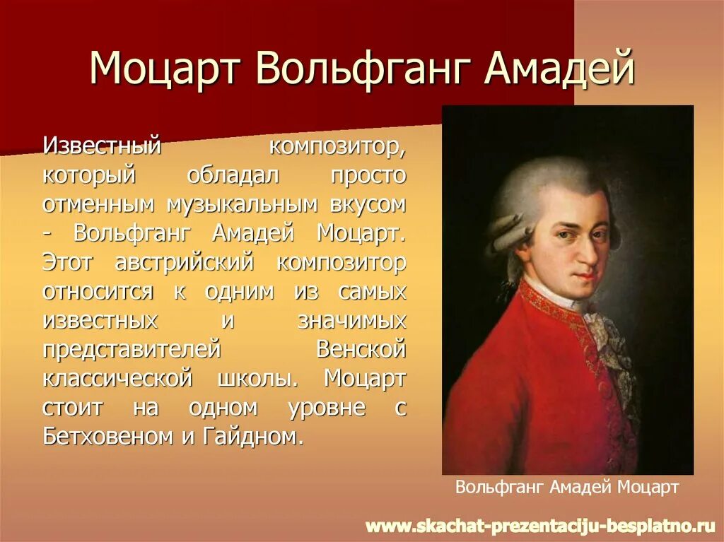 Австрия композитор Моцарт. Биология Моцарта. География Амадея Моцарта.