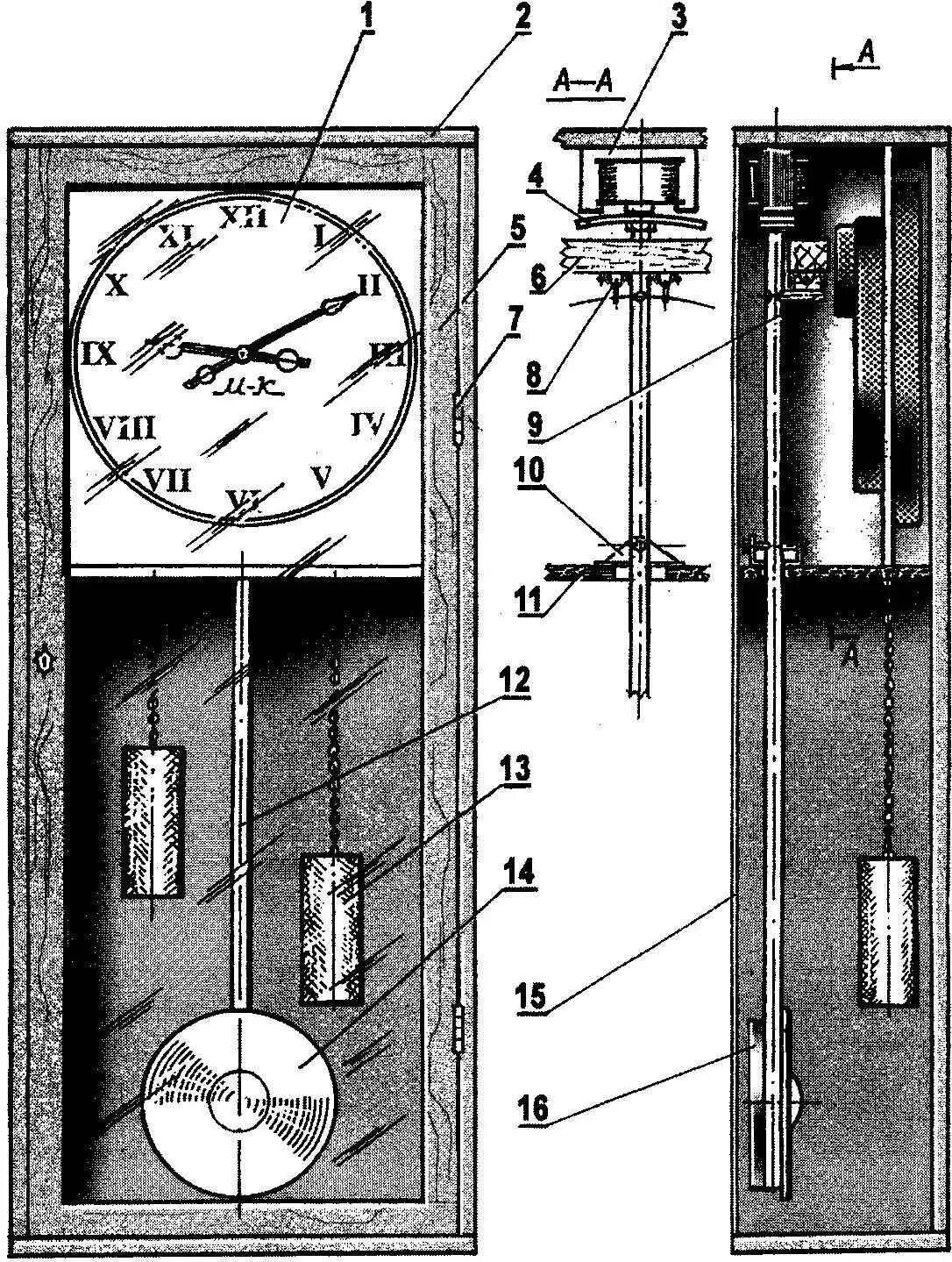 Останавливаются часы с маятником. Маятниковый электрический механизм для напольных часов. Электромагнитный привод для маятниковых часов. Схема механических часов с маятником. Электромагнитный часовой маятник.