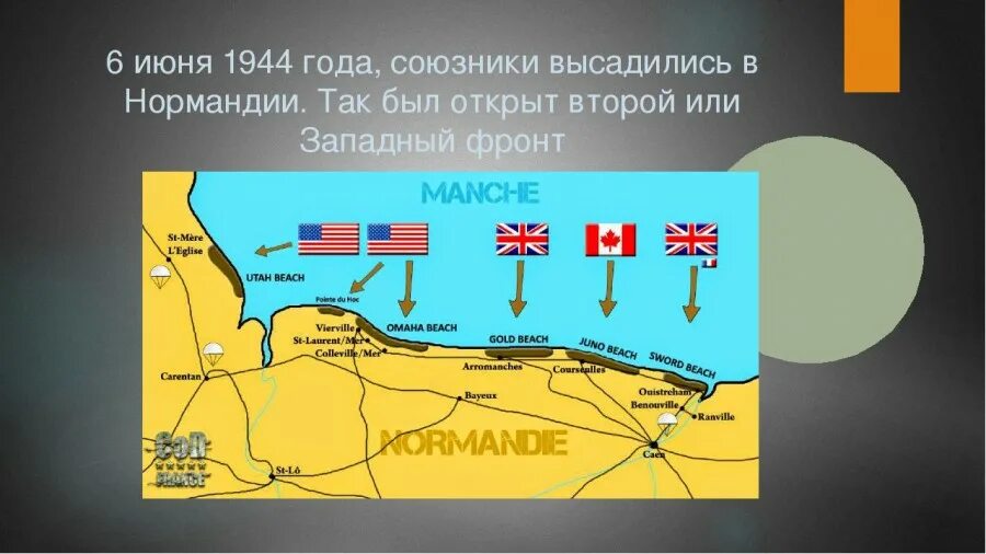 Операция 6 июня. Нормандская десантная операция 1944. Открытие 2 фронта в Нормандии. Операция Оверлорд открытие второго фронта. 6) Открытие «второго фронта» (операция «Оверлорд»).