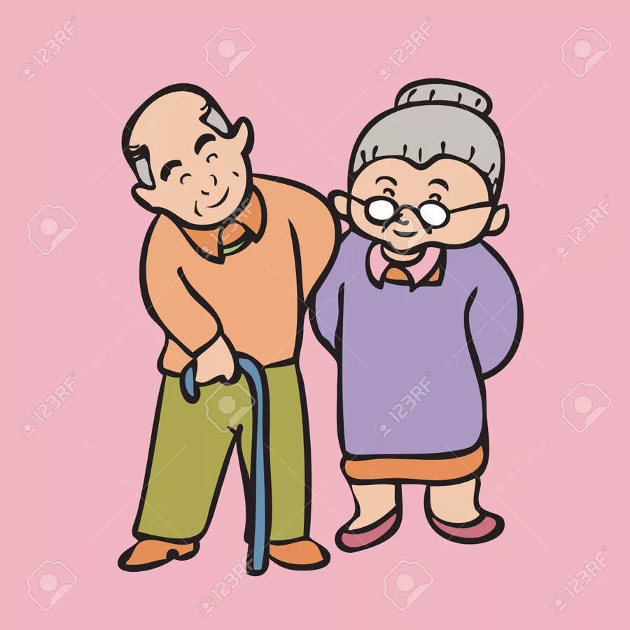 Посещение бабушек и дедушек. I usually visit my grandparents. Навещать родителей. Last week. Visit guests.