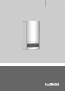 Buderus logamax u072 инструкция по эксплуатации