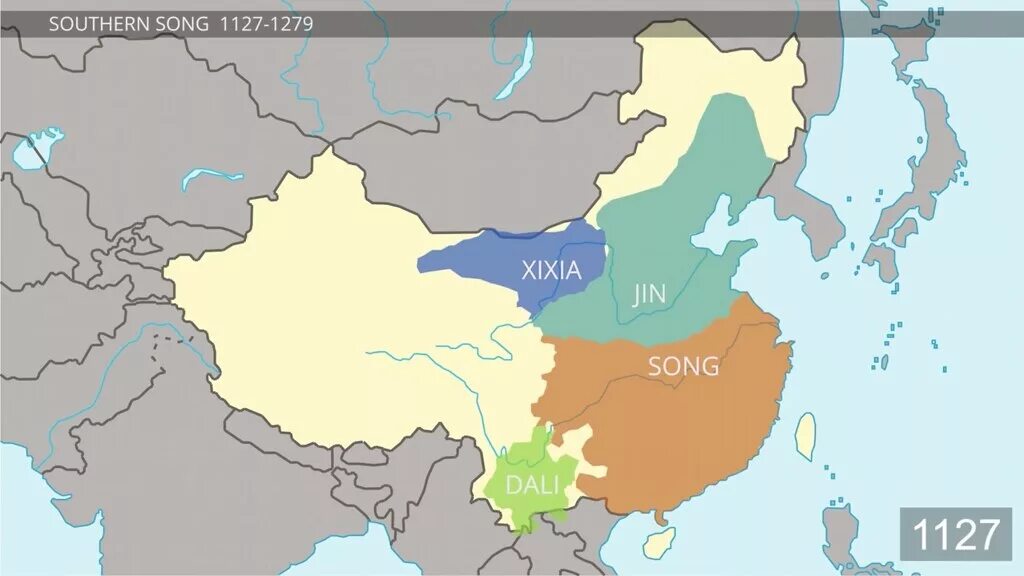 Начало завоевания империи цзинь. Династия Цзинь. Династия ся в Китае на карте. Династия Сун в Китае карта. Царство Цзинь.
