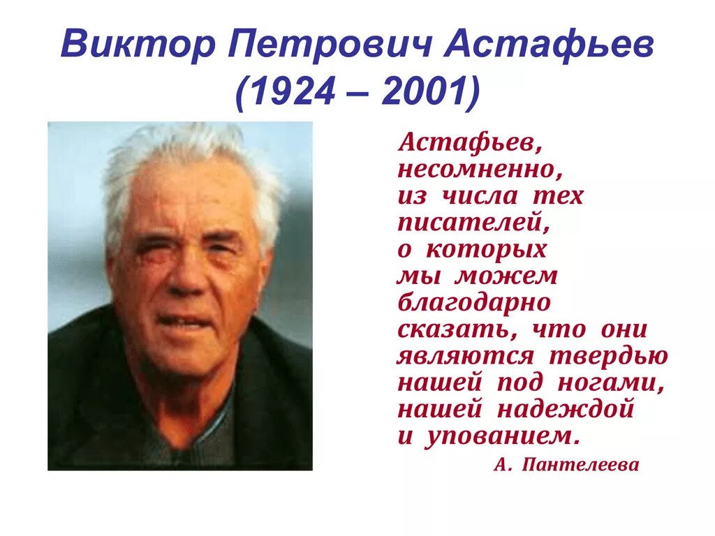 Портрет Астафьева Виктора Петровича писателя.