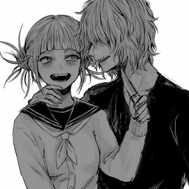 Харли квинн в психушке арт. Убийца девушка и парень арты. Шигараки и тога аниме. Кэтрин уорд ангел кровопролития арт. Аниме парень и девушка психи.