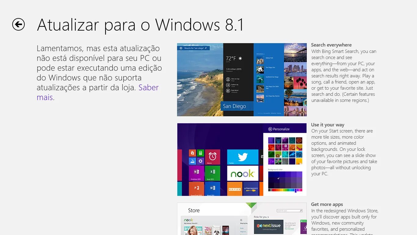 Установить версию windows 8.1. Магазин windows 8. как установить магазин виндовс.