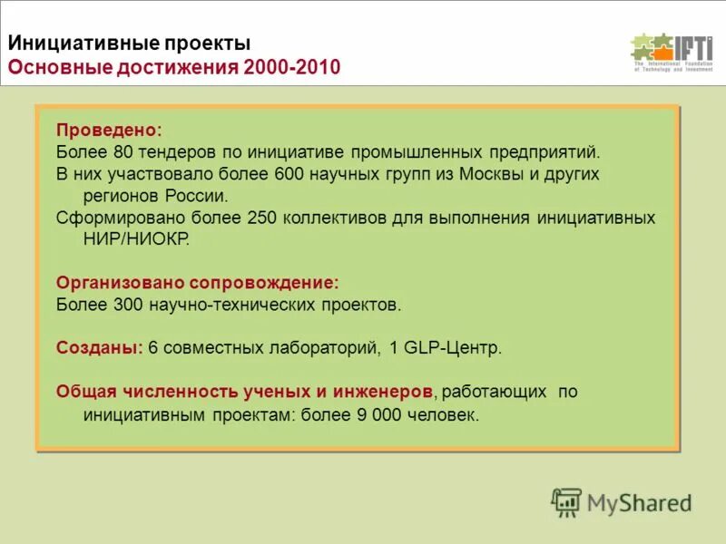 Достижения 2000 годов