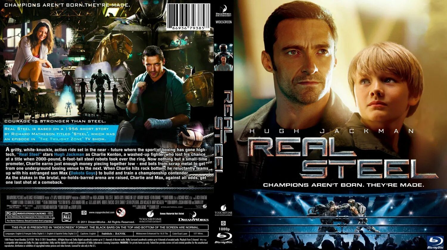 Живая сталь полностью. Живая сталь / real Steel (2011) Blu ray. Real Steel Blu ray.