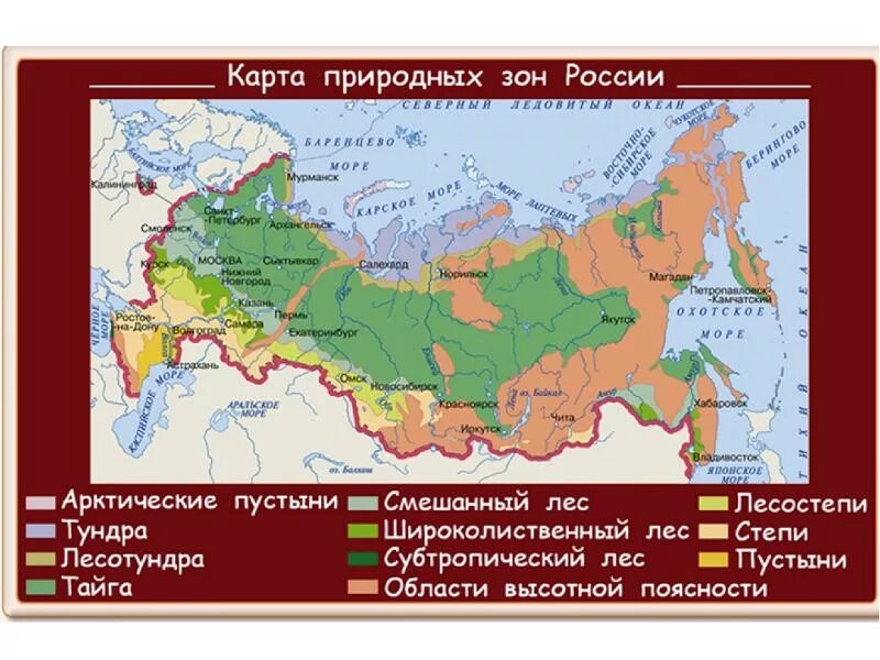 Природные зоны россии конспект урока. Карта природных зон России. Карта природных зон России 4 класс окружающий мир ВПР. Карта природных зон России с названиями природных зон. Окружающий мир 4 класс зоны природные зоны.